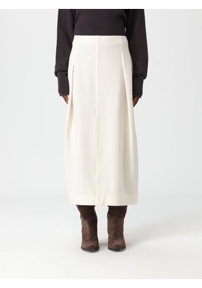 Skirt STUDIO NICHOLSON Woman color Yellow Cream