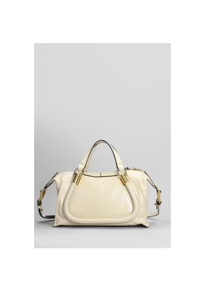 Chloe Party 24 Shoulder Bag In Beige Leather