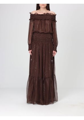 Dress SELF-PORTRAIT Woman color Brown