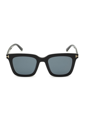 Tom Ford Smoke Square Unisex Sunglasses FT0970-K 01A 52