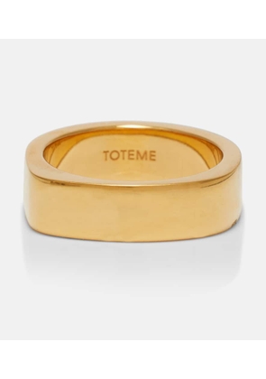 Toteme Signature18kt gold-plated ring