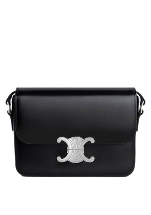 250Shiny Calfskin Teen Triomphe Bag In Black