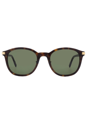 Cartier Green Oval Mens Sunglasses CT0302S 006 53