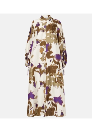 Max Mara Maesa printed silk maxi dress
