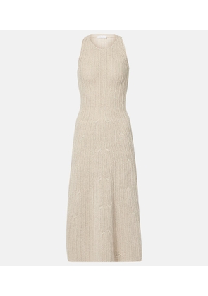 Max Mara Uccio linen and cotton maxi dress