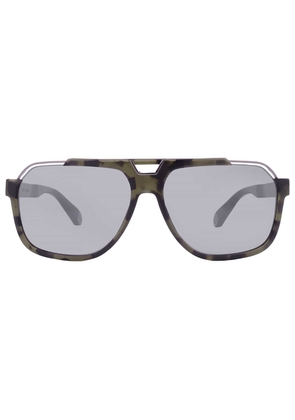 Philipp Plein Grey Navigator Mens Sunglasses SPP046M 92IX 61