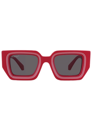 Off-White Francisco Dark Grey Sport Unisex Sunglasses OERI048 2507 50