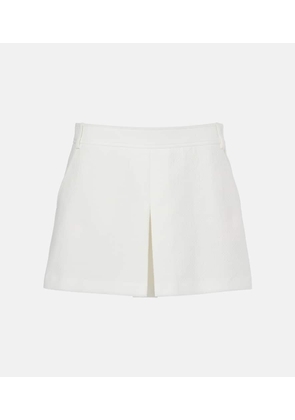 Tom Ford Cotton and silk-blend pique skort
