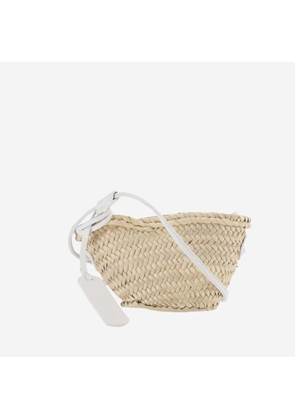 Filippo Catarzi Straw Bag With Logo