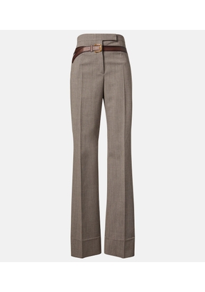 Prada Trompe l'oil straight pants