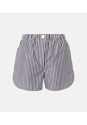 Sportmax Muscari striped cotton shorts