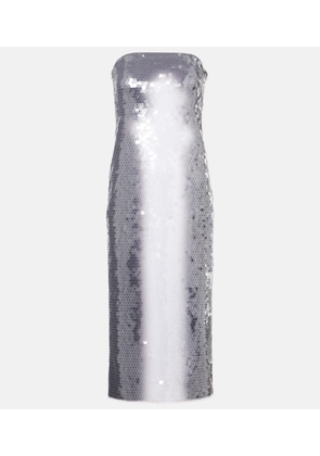 Sportmax Sequined jersey midi dress