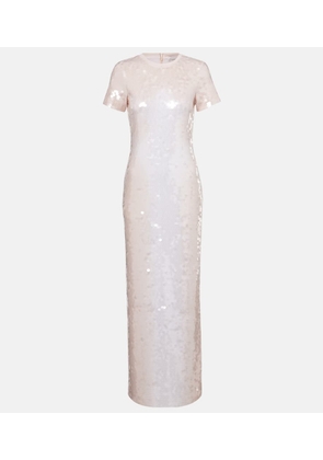Sportmax Sequined jersey maxi dress
