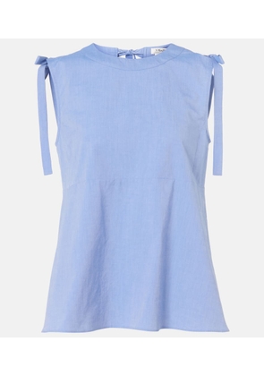 'S Max Mara Cotton canvas top