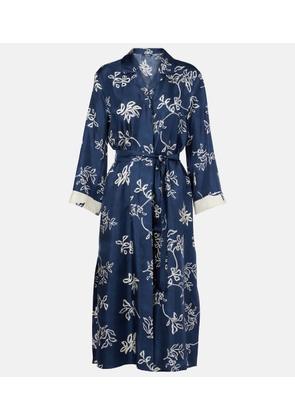 'S Max Mara Timeo printed twill wrap dress