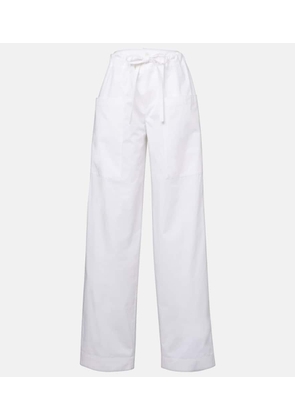 Tod's Cotton poplin wide-leg pants