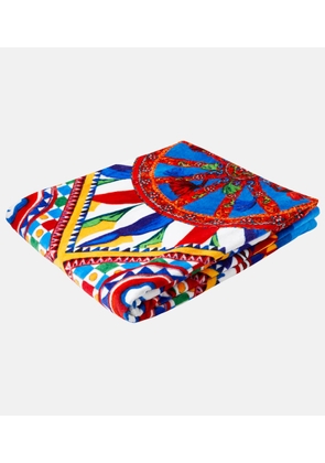 Dolce&Gabbana Casa Carretto terry beach towel