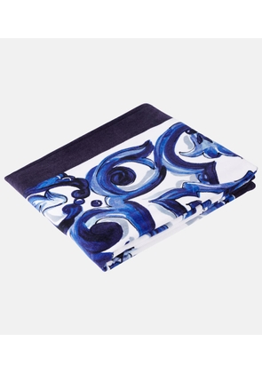 Dolce&Gabbana Casa Majolica cotton terry beach towel