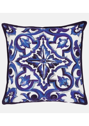 Dolce&Gabbana Casa Small printed canvas cushion