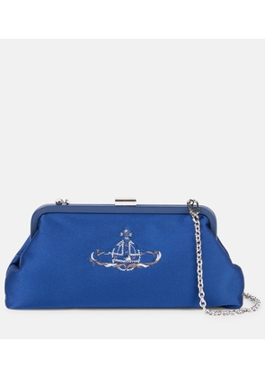 Vivienne Westwood Dorothy embroidered satin clutch