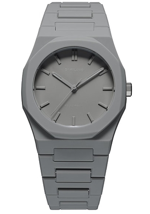 D1 Milano Polycarbonate 37mm Watch in Akebia - Grey. Size all.