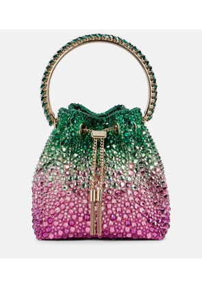 Jimmy Choo Bon Bon Small embellished bucket bag