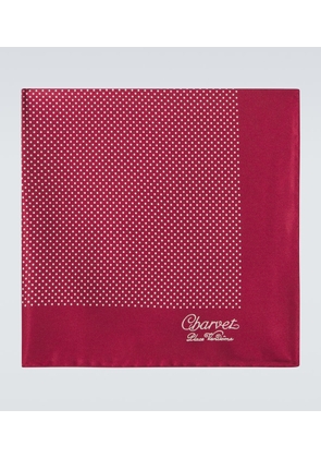 Charvet Printed silk handkerchief