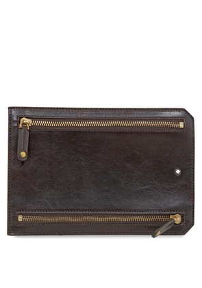 Montblanc 1926 Heritage Multicurrency Pouch- Dark Brown