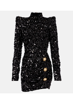 Balmain Sequined minidress