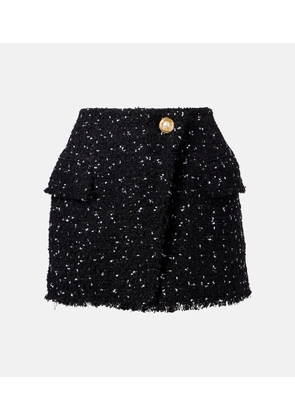 Balmain Polka-dot tweed miniskirt