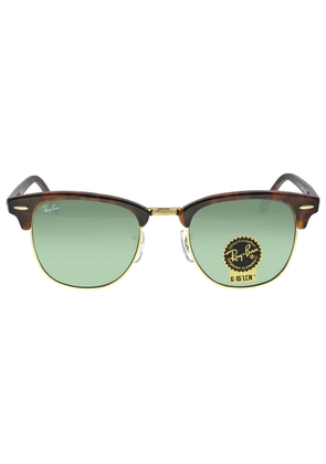 Ray Ban Clubmaster Classic Green Unisex Sunglasses RB3016 W0366 51