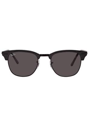 Ray Ban Clubmaster Marble Dark Grey Square Unisex Sunglasses RB3016 1305B1 51
