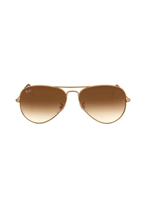 Ray Ban Aviator Gradient Light Brown Unisex Sunglasses RB3025 001/51 58