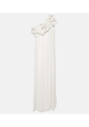 Costarellos Charmain ruffled georgette gown