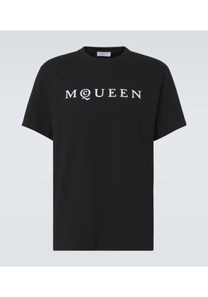 McQueen Logo cotton jersey T-shirt