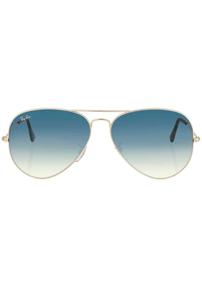 Ray Ban Aviator Gradient Light Blue Gradient Unisex Sunglasses RB3025 003/3F 62