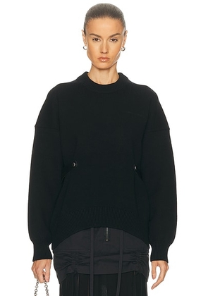 Alexander Wang Crewneck Sweater in Black - Black. Size L (also in XS, S, M).