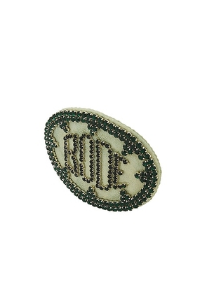 BODE Willow Barrette in Green - Green. Size all.