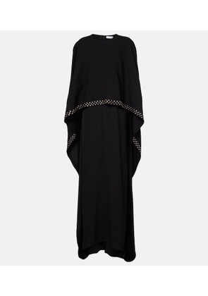 Stella McCartney Embellished caped maxi dress