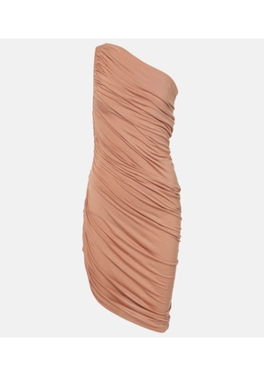 Norma Kamali Diana ruched minidress