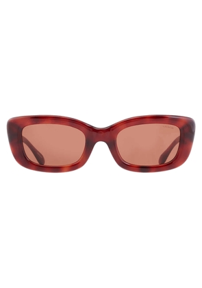 Coach Brown Rectangular Ladies Sunglasses HC8390U 577473 51