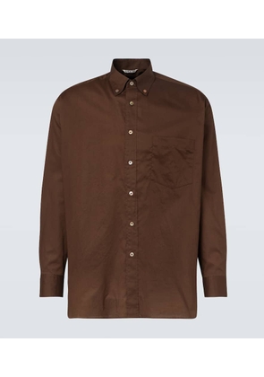 Auralee Oversized cotton shirt