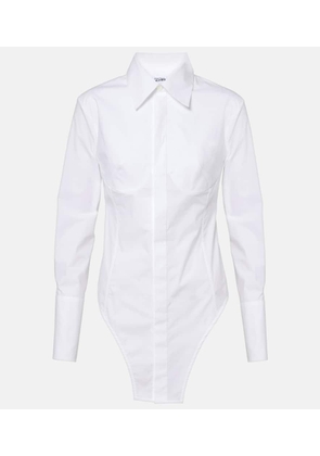 Jean Paul Gaultier Cotton-blend poplin shirt