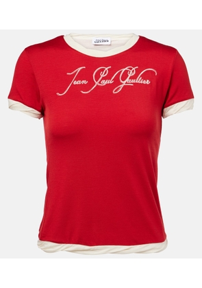 Jean Paul Gaultier Printed jersey T-shirt