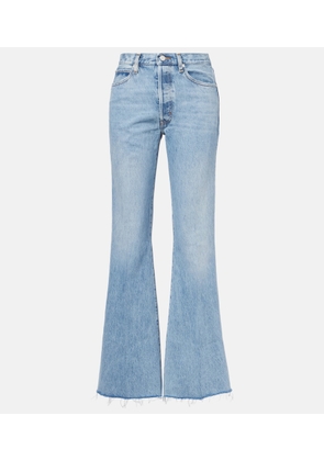 Frame The Lax high-rise flared jeans