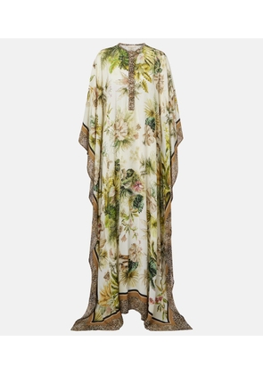 Elie Saab Savannah printed chiffon kaftan