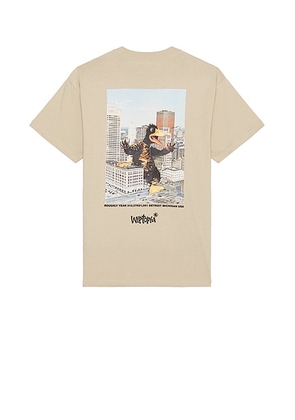 Carhartt WIP Short Sleeve Wiptopia T-shirt in Wall - Beige. Size L (also in M, XL/1X).