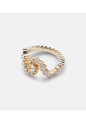 Sophie Bille Brahe Ensemble De Ciel 18kt gold ring with diamonds