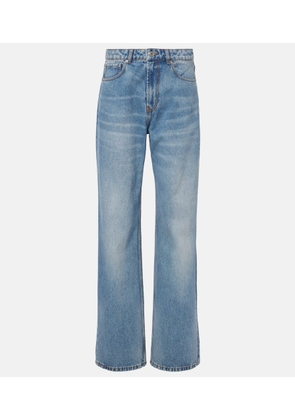 Ami Paris High-rise wide-leg jeans