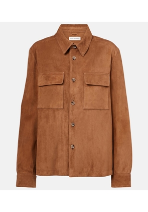 Nour Hammour Jude suede shirt